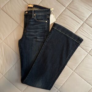 7 For All Mankind Dark Blue Flare Jeans